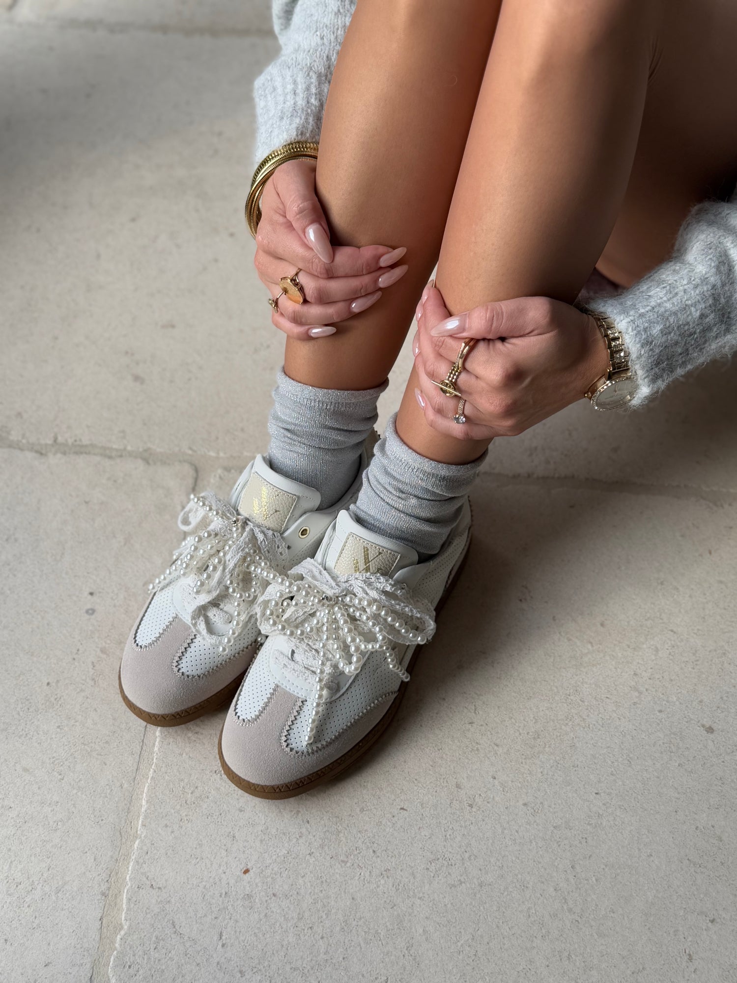 BASKETS "PERLA" COLLAB SASABYLOPEZ
