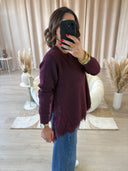PULL BORDEAUX "DAKOTA"