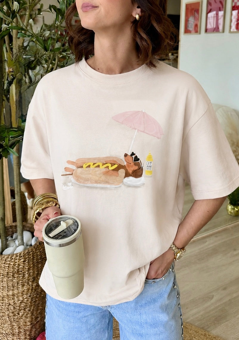 TSHIRT HOT-DOG "EMELINE"