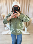 VESTE BANDANA "RILEY"