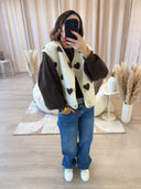 VESTE SANS MANCHE "MELIANA"