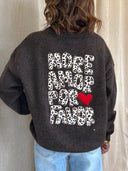 PULL EN MAILLE CHINÉ "MONTANA"