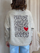 PULL EN MAILLE CHINÉ "MONTANA"