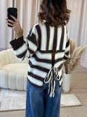 PULL À RAYURES "STELLA"