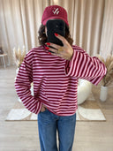 T-SHIRT A RAYURES "ARIANA"