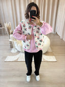 VESTE SANS MANCHE « FLORA »