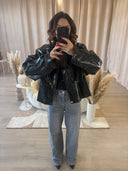 VESTE EN SIMILICUIR "LEXI"