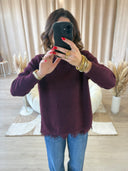 PULL BORDEAUX "DAKOTA"