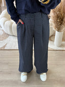 PANTALON À CARREAUX "HERMIONE"