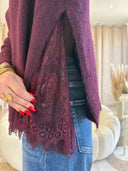 PULL BORDEAUX "DAKOTA"