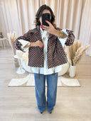 VESTE À POIS "SYDNEY"