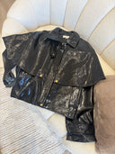 VESTE EN SIMILICUIR "LEXI"