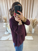 PULL BORDEAUX "DAKOTA"