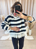 PULL À DENTELLE "HARPER"