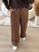 PANTALON À CARREAUX "HERMIONE"