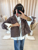 VESTE À POIS "SYDNEY"