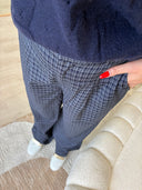 PANTALON À CARREAUX "HERMIONE"