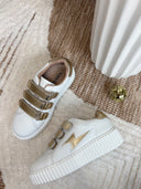 BASKETS "MARILOU" GOLD ENFANT