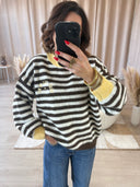 PULL À RAYURES "GENEVA"