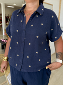 CHEMISE EN GAZE DE COTON "CAROLINE"
