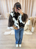 VESTE SANS MANCHE  "CELESTE"