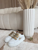 BASKETS "MARILOU" GOLD ENFANT