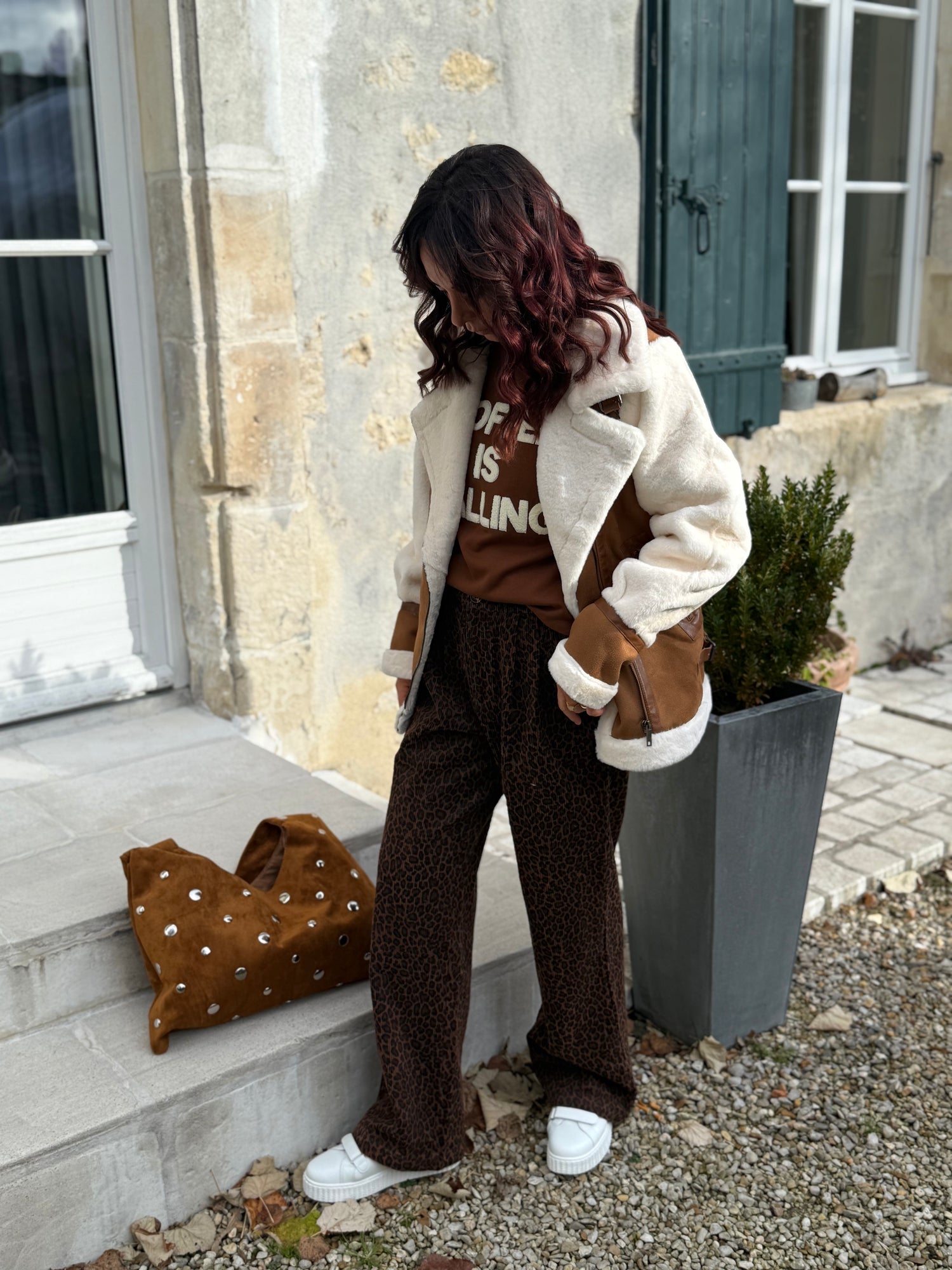 PANTALON LÉOPARD "INÈS"