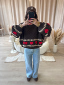 PULL OVERSIZE CROP "KATE"