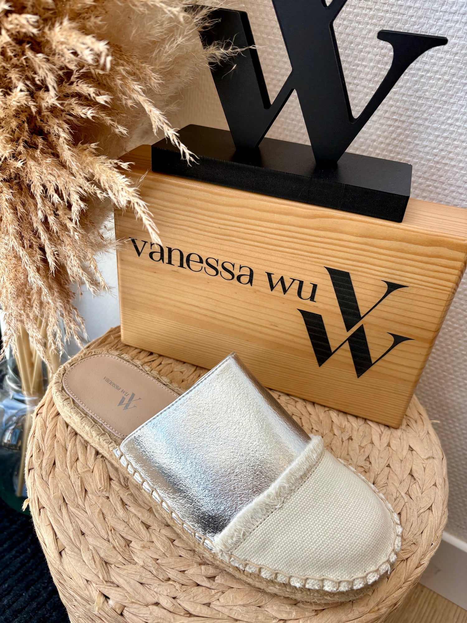 ESPADRILLES "IMANE" SILVER