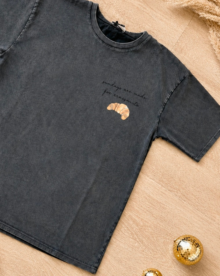 TSHIRT CROISSANT "ROMANE"
