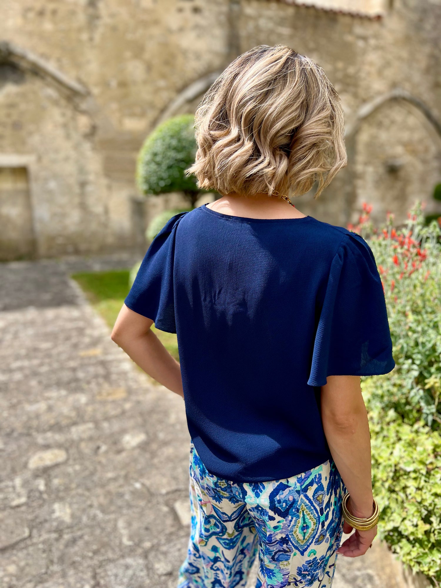 TOP "MARIA" BLEU