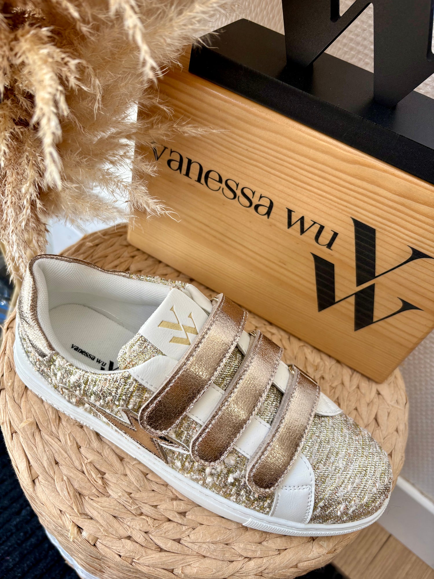 BASKETS "TRACY" FULL GOLD