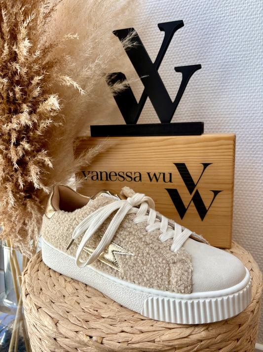 BASKETS "AVA" DOUDOU BEIGE