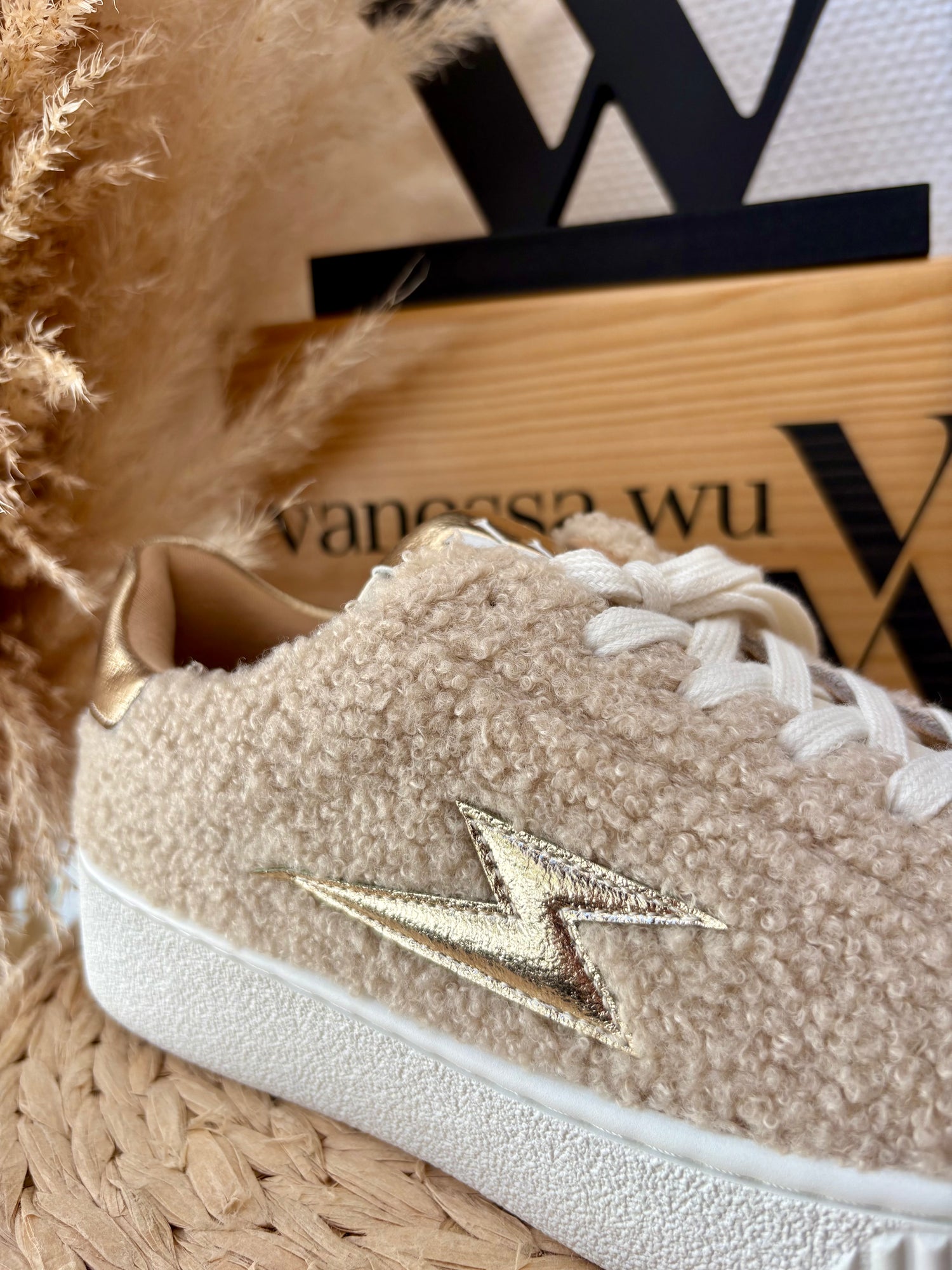 BASKETS "AVA" DOUDOU BEIGE