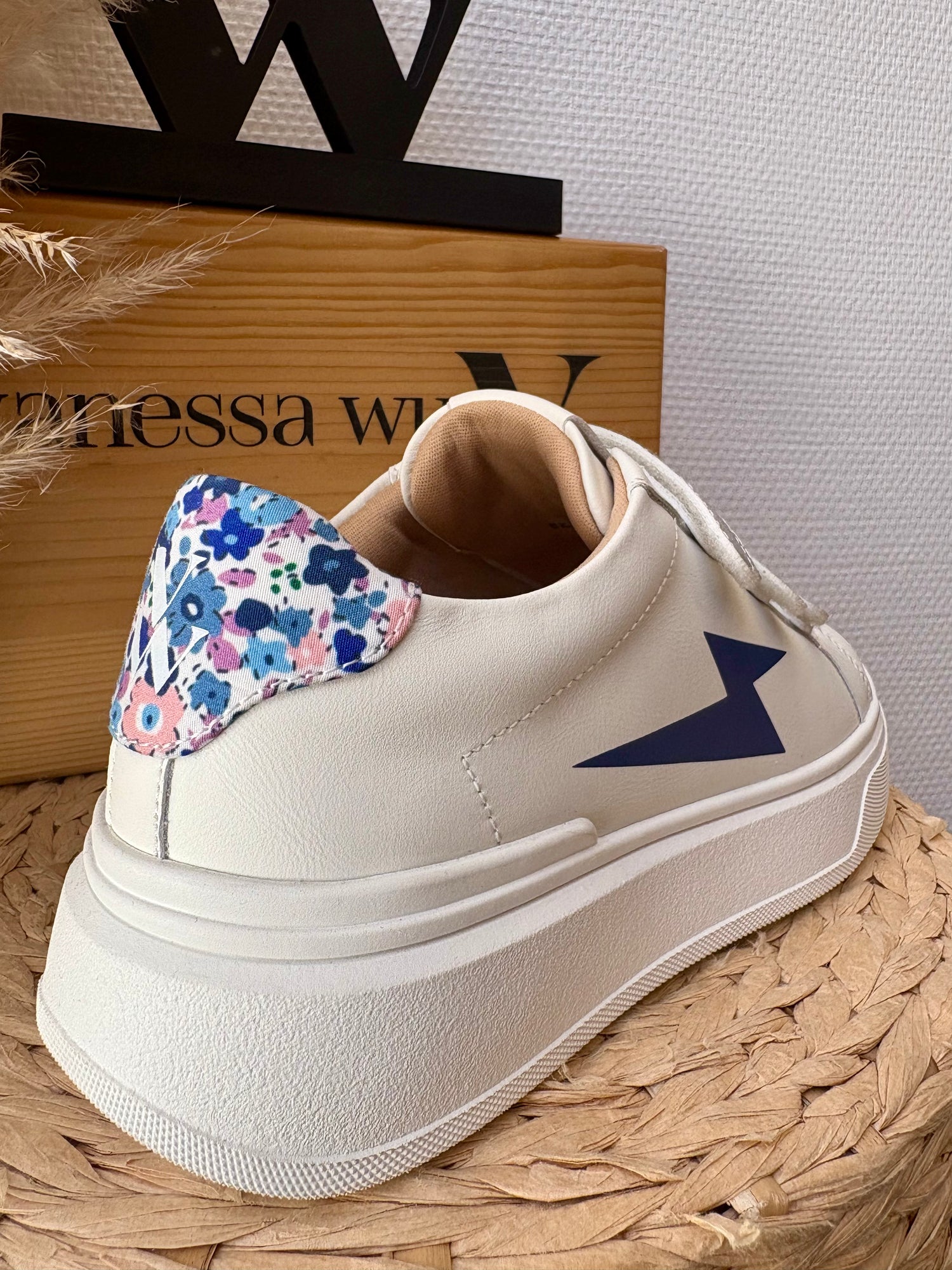 BASKETS "SALOMÉ" MOTIF FLEURIS