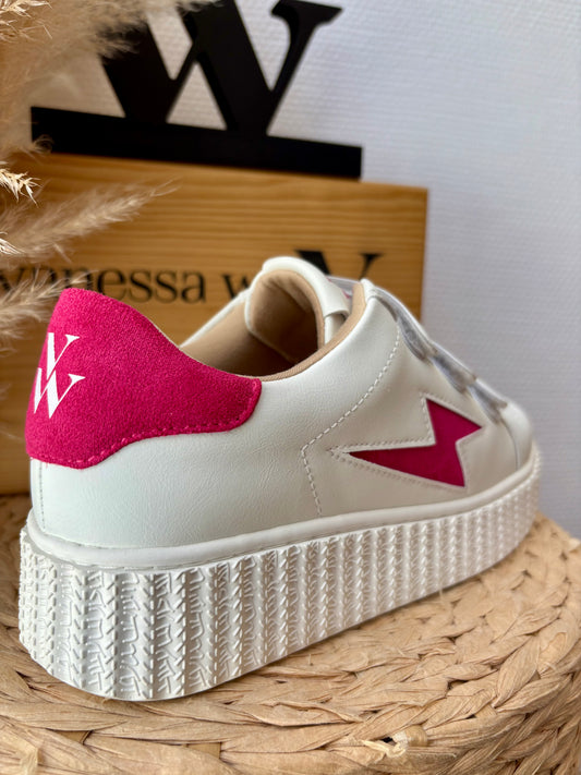 BASKETS "VICKY" ICONIQUE FUSHIA