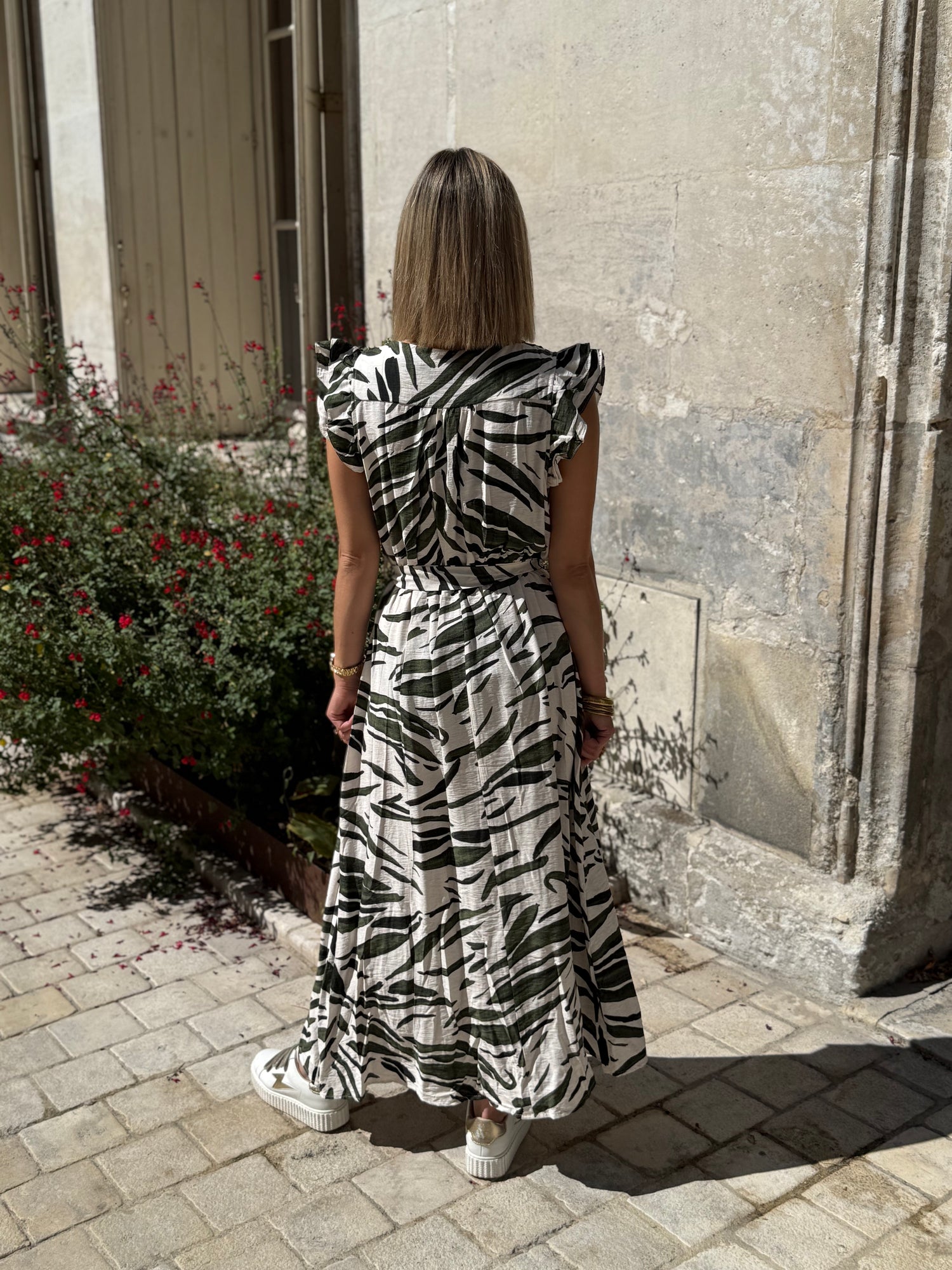 ROBE "NORA" KAKI