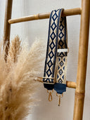 BANDOULIÈRE "BLEU CANARD & DORÉ"