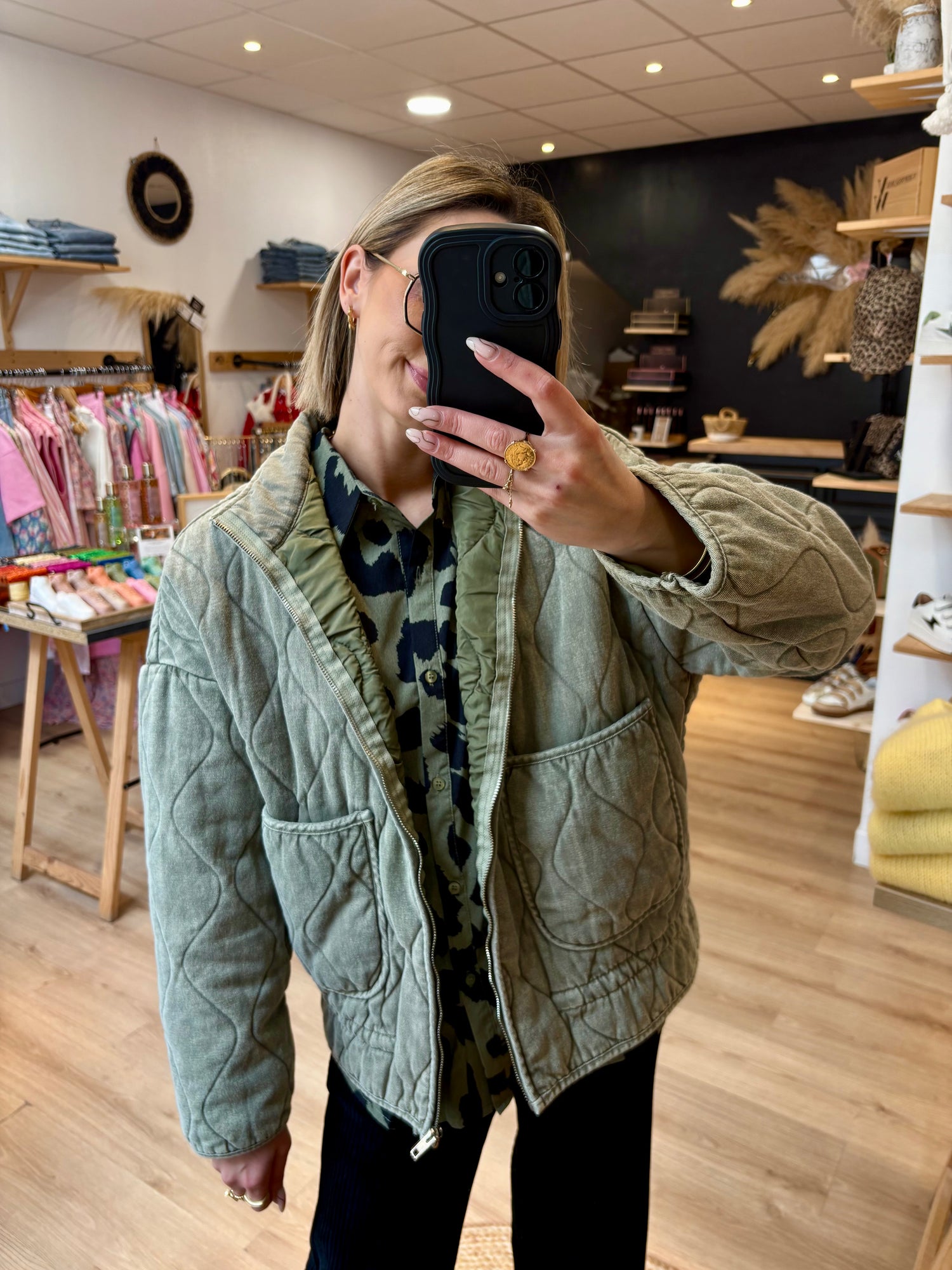 VESTE "NORA" KAKI