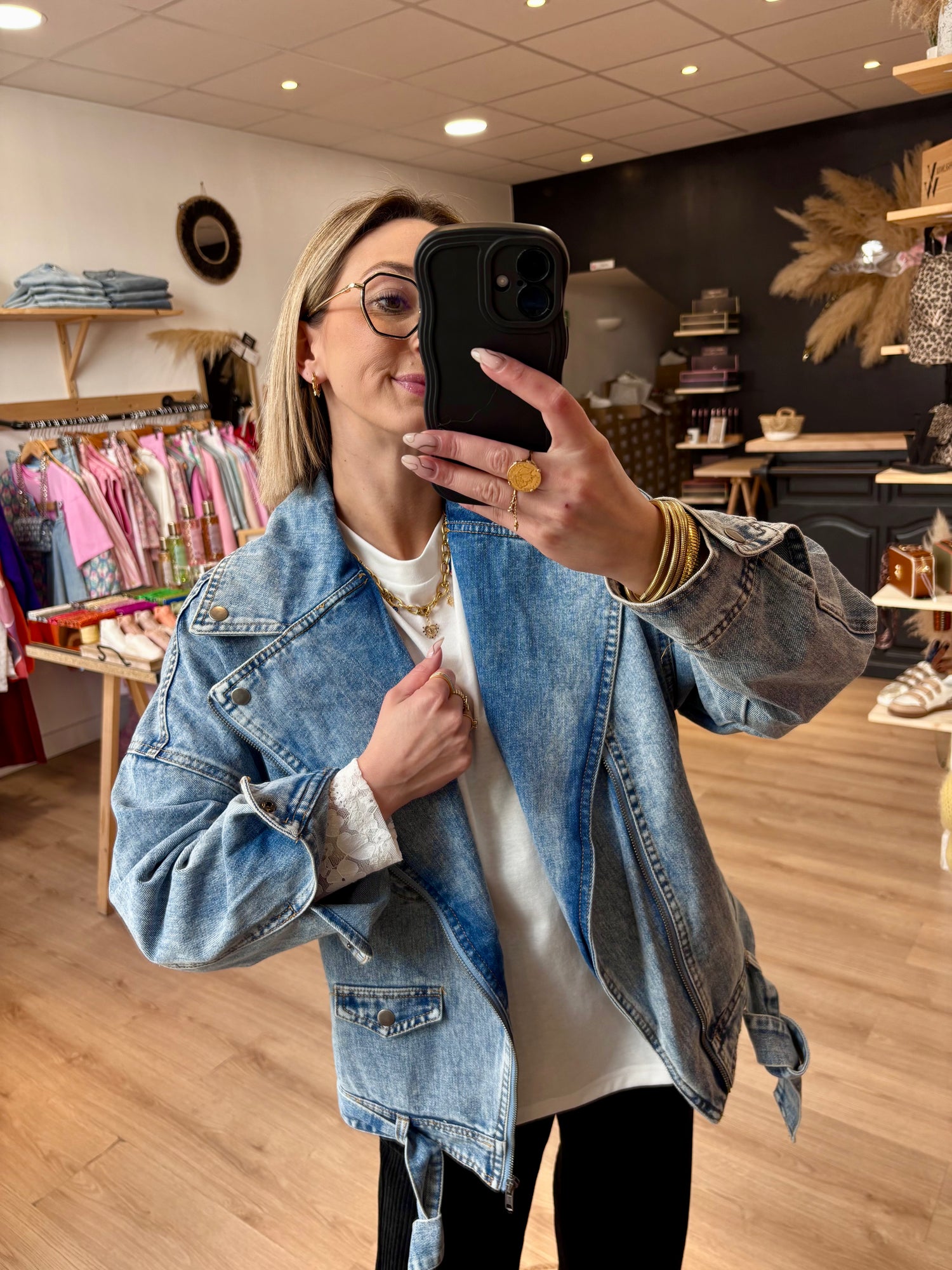 VESTE "ÉVA" BLEU JEAN