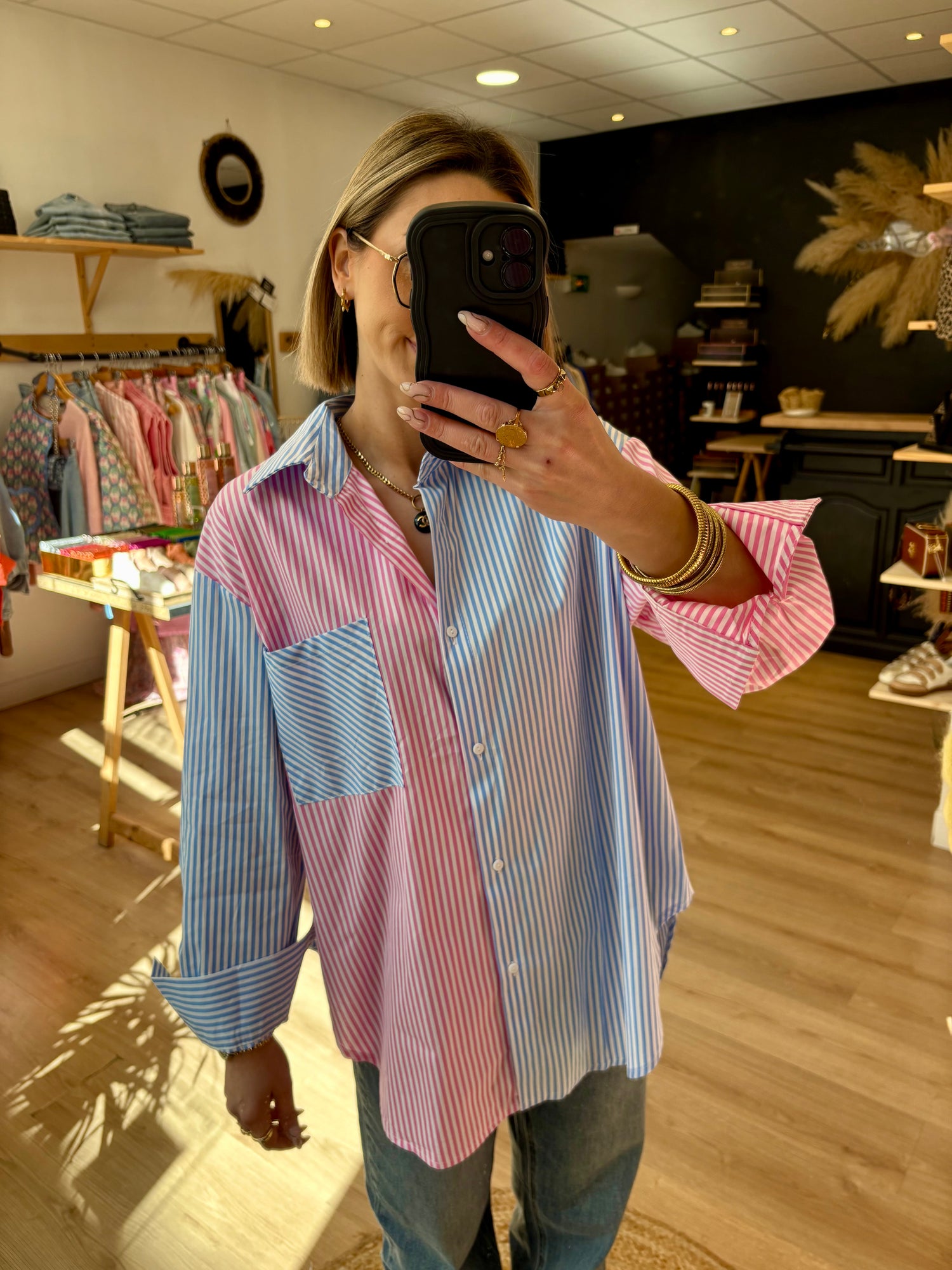CHEMISE "ALEXANDRA" BLEUE