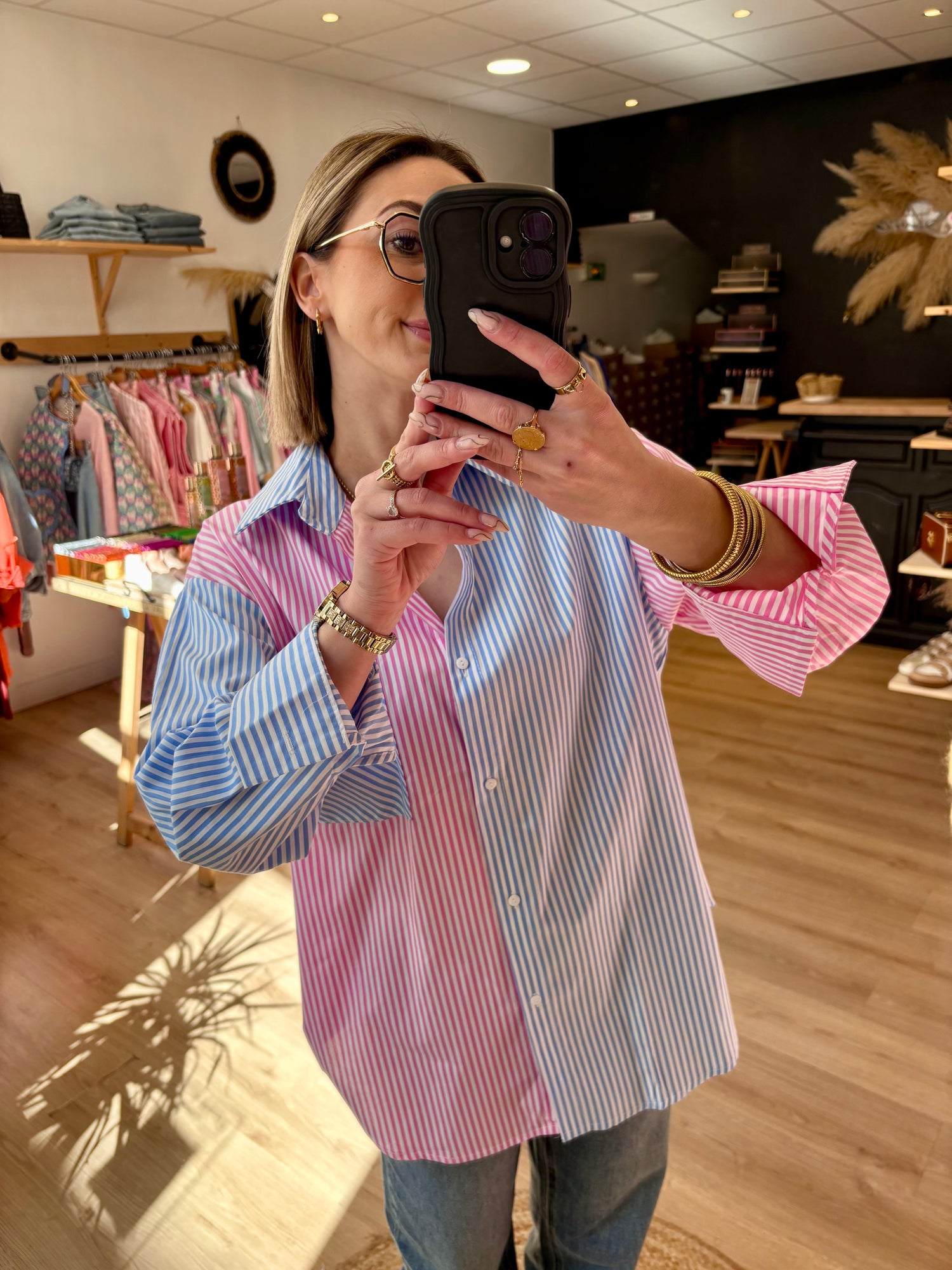 CHEMISE "ALEXANDRA" BLEUE