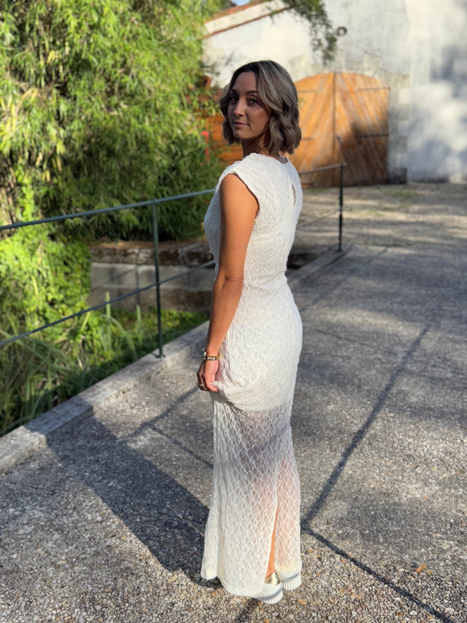 ROBE "BIANCA" BLANCHE