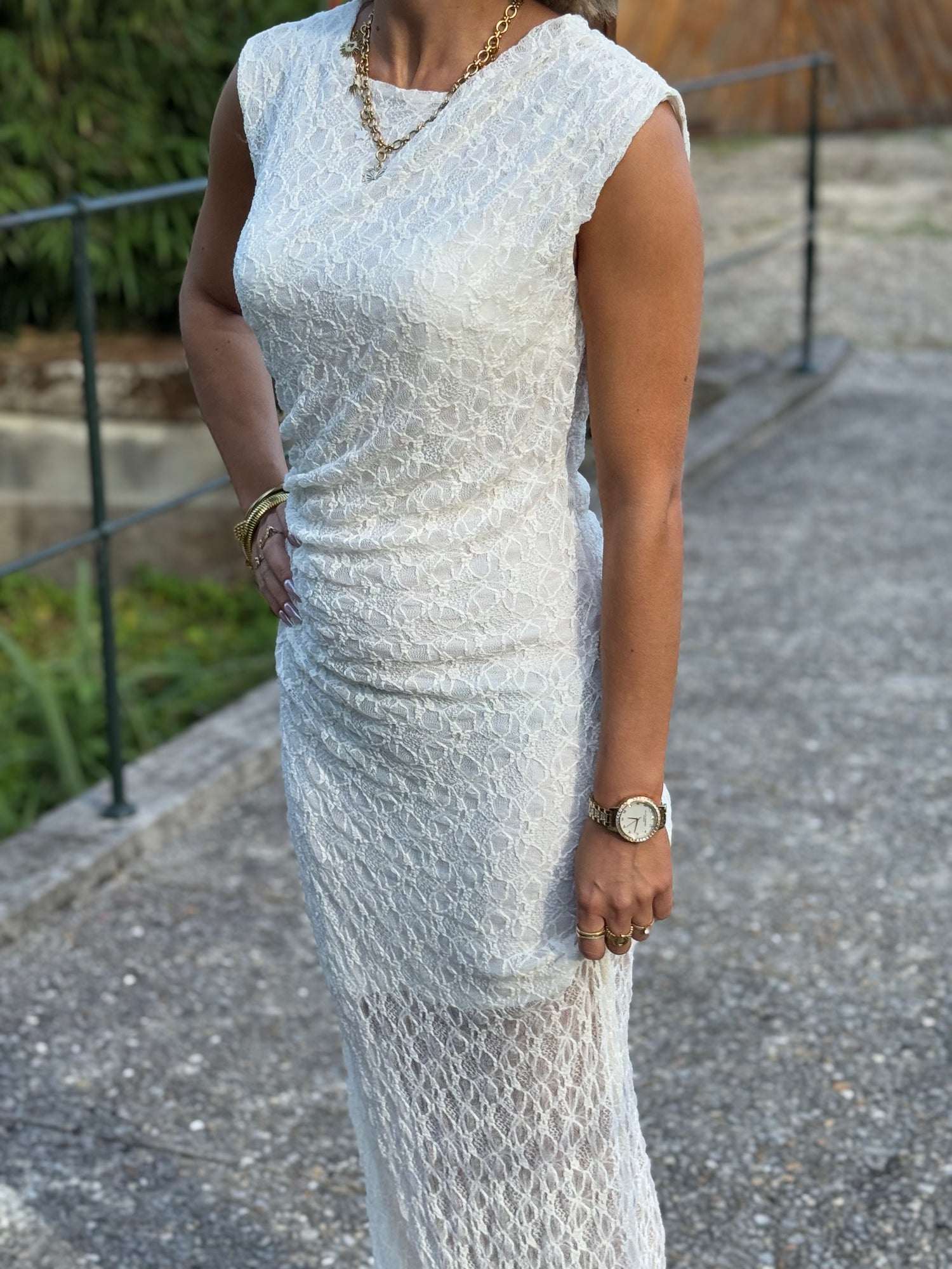 ROBE "BIANCA" BLANCHE