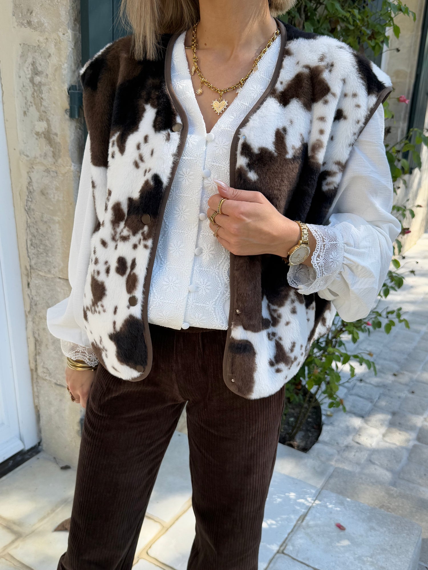 VESTE "COW"