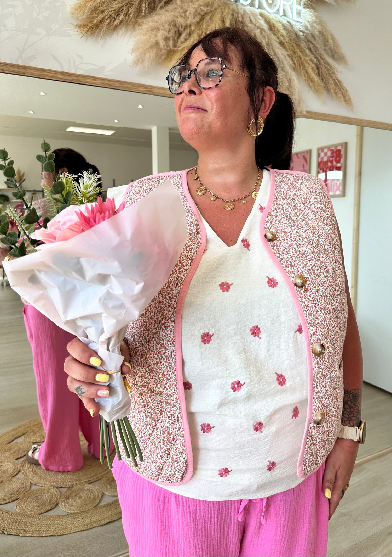 GILET SANS MANCHE "MALIKA"