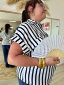 BLOUSE À RAYURES "THEA"