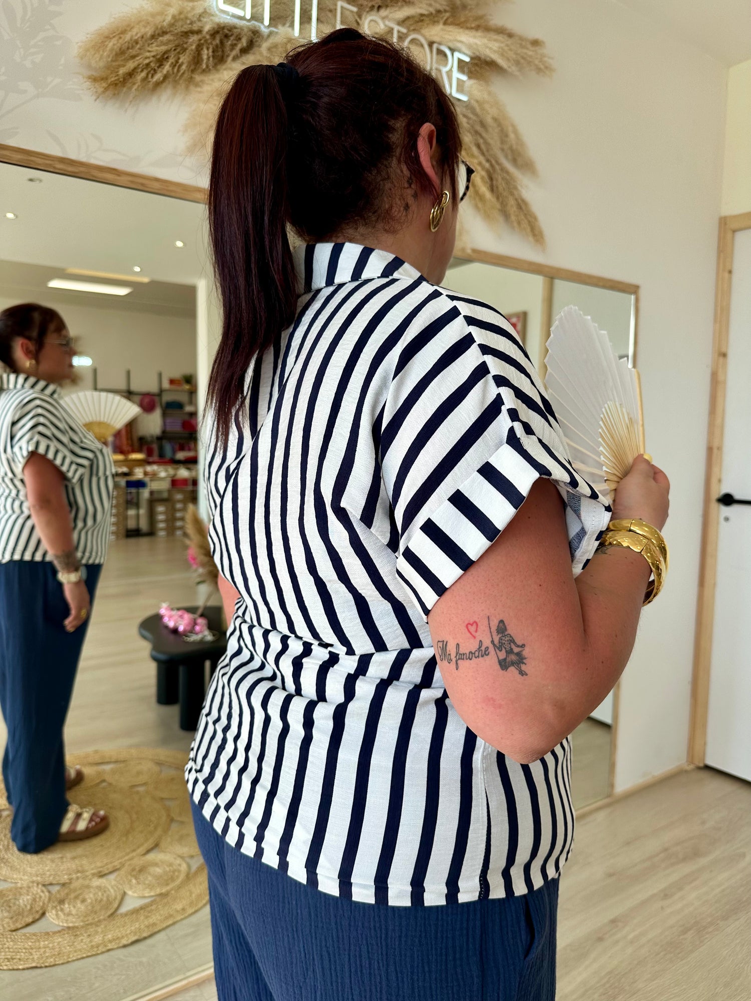 BLOUSE À RAYURES "THEA"