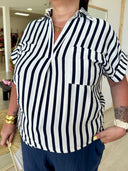 BLOUSE À RAYURES "THEA"