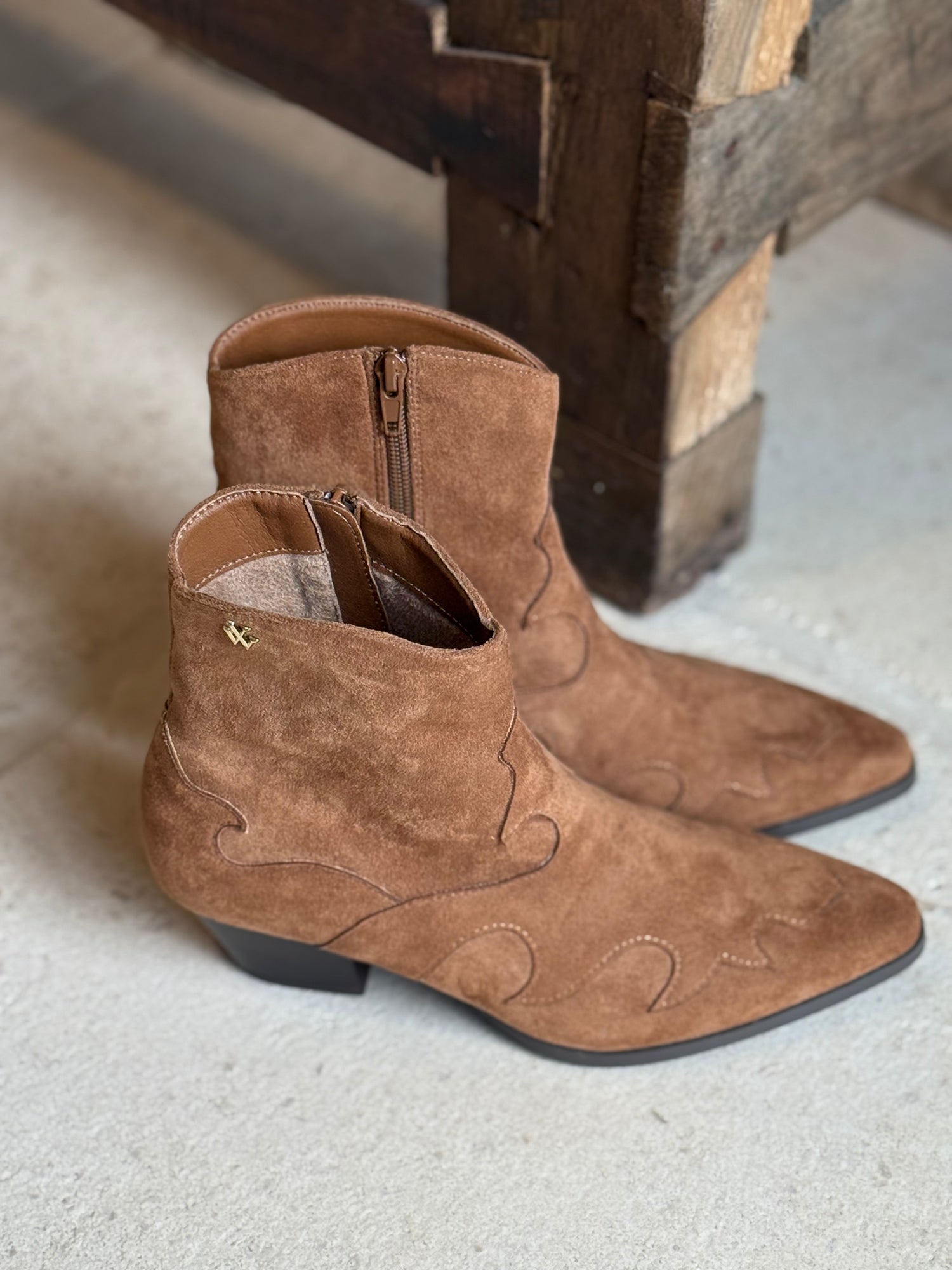 BOTTINE "CLYDE" STYLE SANDIAGS CAMEL